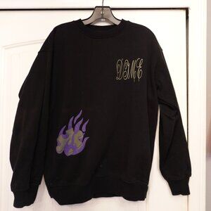 Dime Black Flamepuzz Sweatshirt (S)